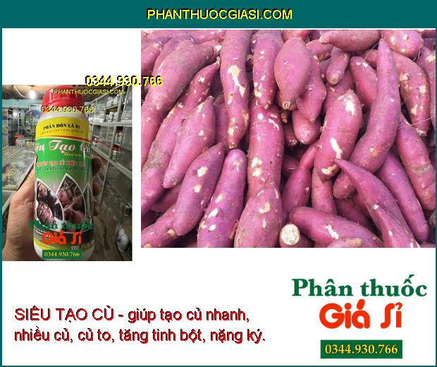 SIÊU TẠO CỦ – Giúp Tạo Củ Nhanh - Tăng Tinh Bột - Tăng Đề Kháng