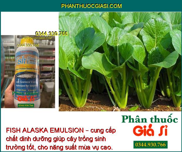 FISH ALASKA EMULSION – Bổ Sung Dinh Dưỡng - Phát Triển Bộ Rễ - Tăng Chất Lượng Hoa