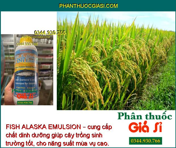 FISH ALASKA EMULSION – Bổ Sung Dinh Dưỡng - Phát Triển Bộ Rễ - Tăng Chất Lượng Hoa