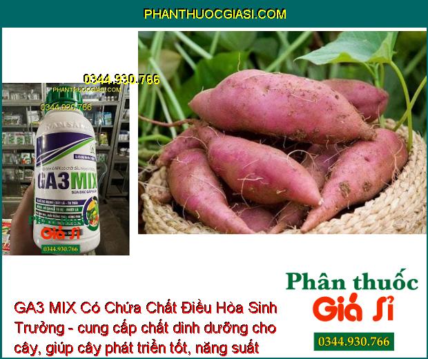 GA3 MIX Có Chứa Chất Điều Hòa Sinh Trưởng - Ra Rễ Cực Mạnh - Dày Lá - To Trái