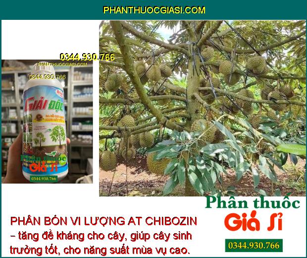 PHÂN BÓN VI LƯỢNG AT CHIBOZIN – GIẢI ĐỘC - RA RỄ CỰC MẠNH - TĂNG ĐỀ KHÁNG CHO CÂY TRỒNG