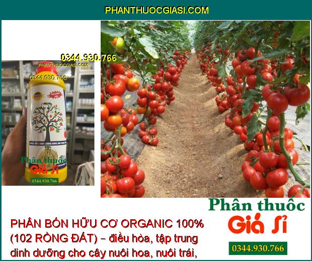 PHÂN BÓN HỮU CƠ ORGANIC 100% (102 RỒNG ĐẤT) – HẠ PHÈN – ĐÂM CHỒI NON – DƯỠNG TRÁI LỚN