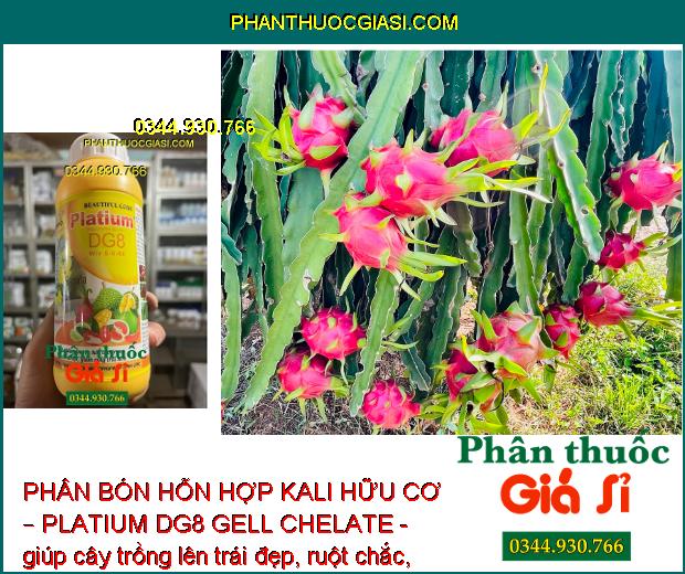 PHÂN BÓN HỖN HỢP KALI HỮU CƠ – PLATIUM DG8 GELL CHELATE DÙNG CHO CÂY TRỒNG