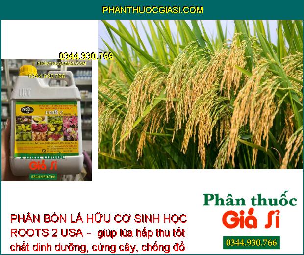 PHÂN BÓN LÁ HỮU CƠ SINH HỌC ROOTS 2 USA –  Phát Triển Bộ Rễ - Điều Hòa Sinh Trưởng 