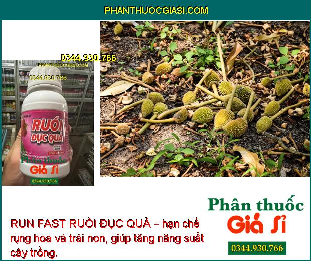 RUN FAST RUỒI ĐỤC QUẢ – ĐẶC TRỊ RUỒI ĐỤC QUẢ – MUỖI HÀNH – BỌ XÍT MUỖI