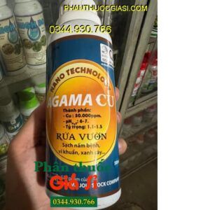 AGAMA CU NANO TECHNOLOGY – Bảo Vệ Cây - Ngăn Ngừa Sự Phát Triển Của Nấm Bệnh