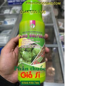 PHÂN BÓN BIO SULFUR HỮU CƠ -Phòng Trừ Phấn Trắng - Côn Trùng - Mát Bông - Dưỡng Cây