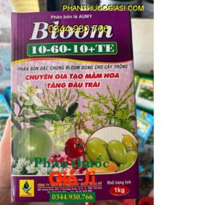 BLOOM 10-60-10+TE - Tăng Thụ Phấn - Tăng Đậu Trái - Chống Rụng Hoa - Dưỡng Trái Non