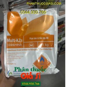 MULTI KZN 12-0-43+2%Zn -Trái Nhanh Lớn - Ra Hoa Đồng Loạt - Trái Lớn Nhanh - Tăng Độ Ngọt -Tăng Đề Kháng