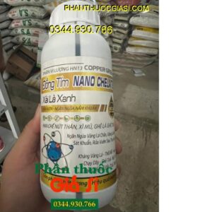 COPPER GREEN Đồng Tím Nano Chelate – Sát Khuẩn -  Ngăn Ngừa Nấm Bệnh - Tăng Sức Đề Kháng