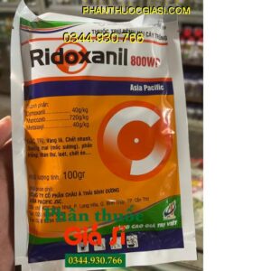 RIDOXANIL 800WP- Đặc Trị Bệnh Do Nấm Gây Hại Cây Trồng