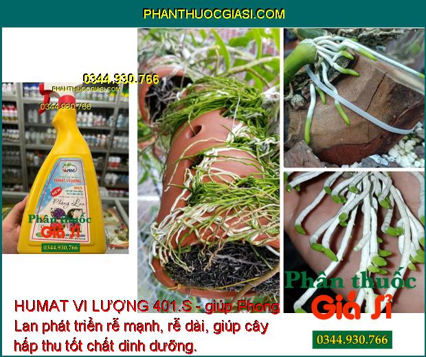 HUMAT VI LƯỢNG 401.S - Phân Bón Đa Vi Lượng Cao Cấp Phun Trực Tiếp Trên Lá