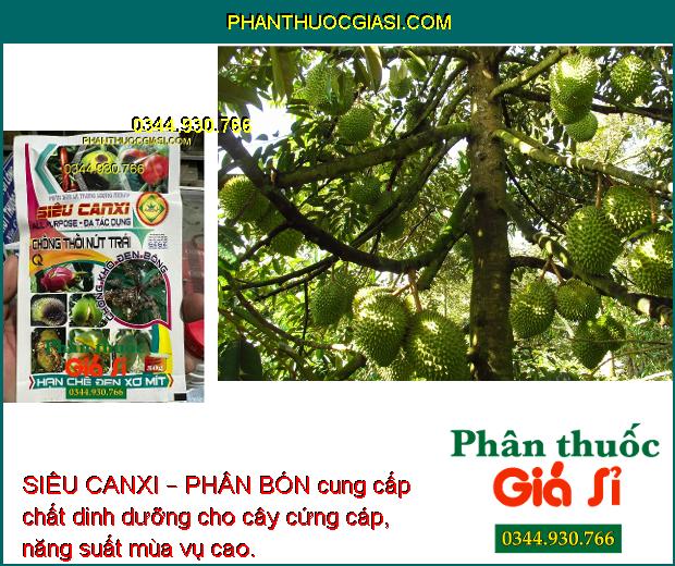 SIÊU CANXI – PHÂN BÓN LÁ CAO CẤP CHỐNG RỤNG HOA - THỐI - NỨT TRÁI CHO CÂY TRỒNG