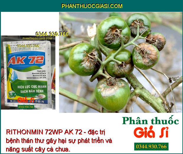 RITHONMIN 72WP AK 72 - Đặc Trị Rỉ Sắt - Thán Thư -  Thối Nhũn - Nấm Hồng