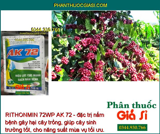 RITHONMIN 72WP AK 72 - Đặc Trị Rỉ Sắt - Thán Thư -  Thối Nhũn - Nấm Hồng