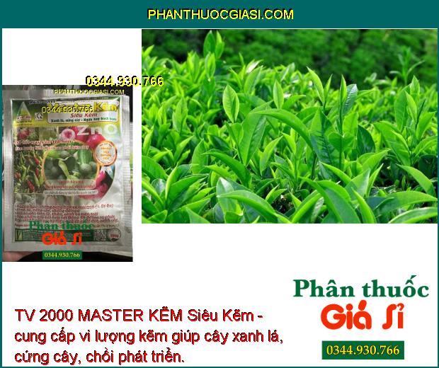 TV 2000 MASTER KẼM Siêu Kẽm - Cứng Cây - Tăng Đậu Trái - Chống Rụng Hoa và Trái Non