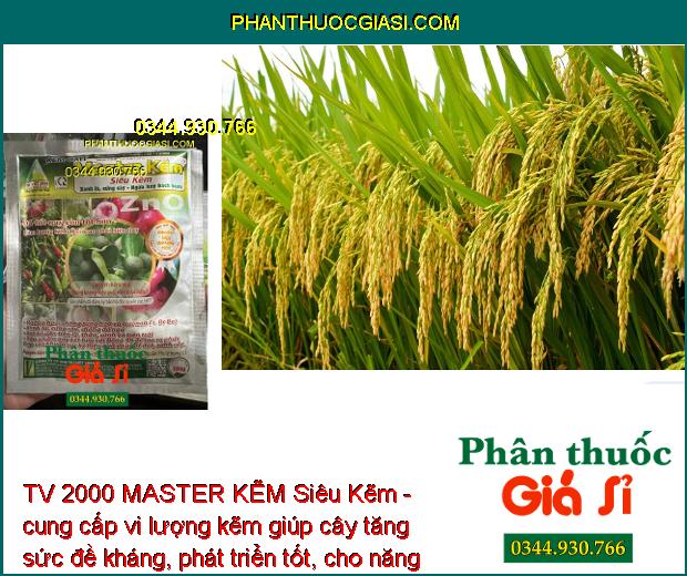 TV 2000 MASTER KẼM Siêu Kẽm - Cứng Cây - Tăng Đậu Trái - Chống Rụng Hoa và Trái Non