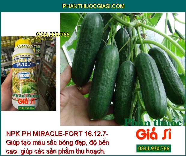 NPK PH MIRACLE-FORT 16.12.7- Tăng Sức Đề Kháng - Dưỡng Đòng Lúa - Tăng Kích Thước Hạt