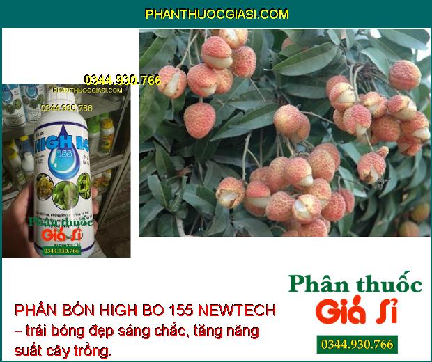 PHÂN BÓN HIGH BO 155 NEWTECH – Tăng Đậu Trái - Chống Rụng Hoa Và Trái Non - Dưỡng Trái - Trái Bóng Đẹp