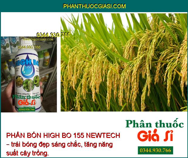 PHÂN BÓN HIGH BO 155 NEWTECH – Tăng Đậu Trái - Chống Rụng Hoa Và Trái Non - Dưỡng Trái - Trái Bóng Đẹp