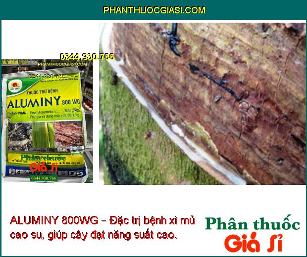 ALUMINY 800WG – Thuốc Đặc Trị Thối Rễ Cam - Bạc Lá Lúa - Xì Mủ Cao Su