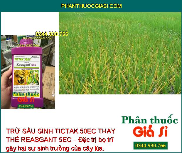 TRỪ SÂU SINH TICTAK 50EC THAY THẾ REASGANT 5EC – Đặc Trị Sâu Đục Thân - Sâu Xanh - Bọ Trĩ - Sâu Cuốn Lá - Nhện Gié