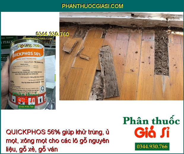 QUICKPHOS 56% THUỐC KHỬ TRÙNG KHO - Phòng Côn Trùng Gây Hại Bảo Quản Sản Phẩm