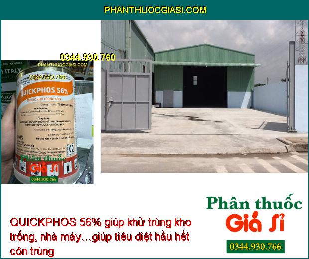 QUICKPHOS 56% THUỐC KHỬ TRÙNG KHO - Phòng Côn Trùng Gây Hại Bảo Quản Sản Phẩm