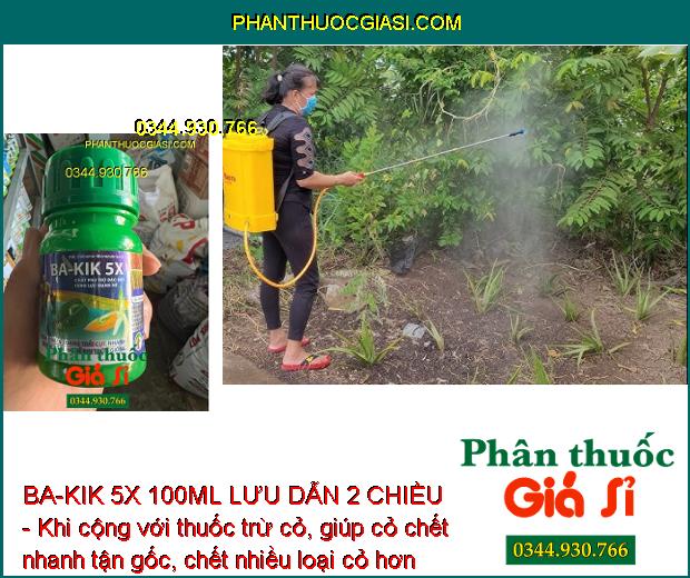 CHẤT TRỢ LỰC DÙNG TRONG NÔNG NGHIỆP ABC BOBOMIC MICRONUTRIENTS BA-KIK 5X 100ML LƯU DẪN 2 CHIỀU