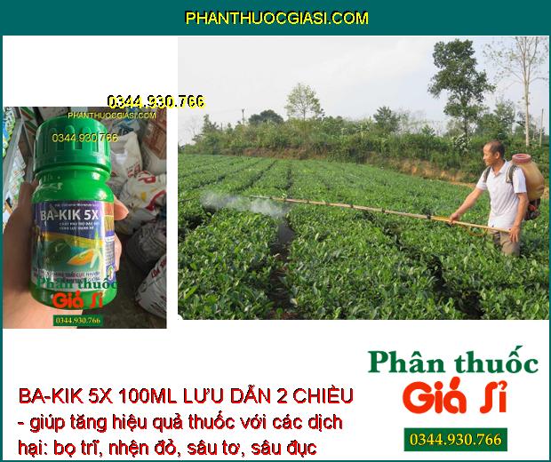 CHẤT TRỢ LỰC DÙNG TRONG NÔNG NGHIỆP ABC BOBOMIC MICRONUTRIENTS BA-KIK 5X 100ML LƯU DẪN 2 CHIỀU