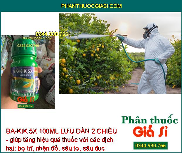 CHẤT TRỢ LỰC DÙNG TRONG NÔNG NGHIỆP ABC BOBOMIC MICRONUTRIENTS BA-KIK 5X 100ML LƯU DẪN 2 CHIỀU