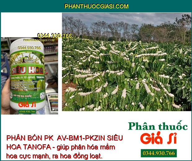 PHÂN BÓN PK BỔ SUNG VI LƯỢNG AV-BM1-PKZIN SIÊU HOA TANOFA -TẠO MẦM HOA CỰC MẠNH