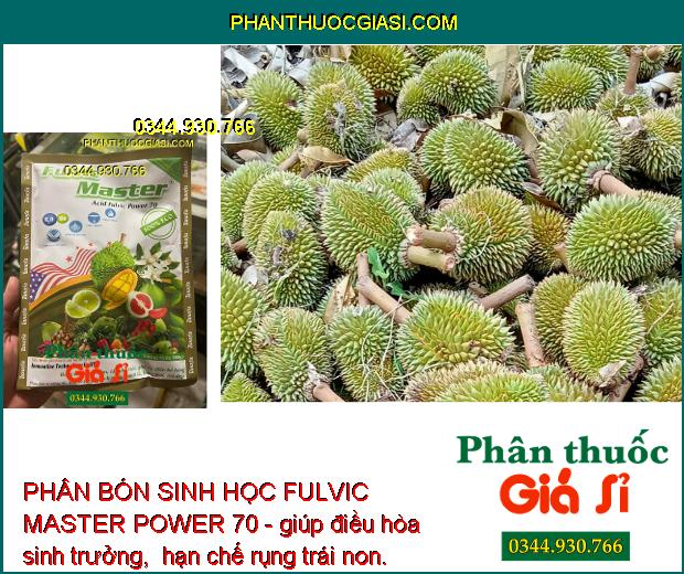 PHÂN BÓN SINH HỌC FULVIC MASTER POWER 70 - Tẩy Ghẻ - Bóng Trái - Giải Độc Cây