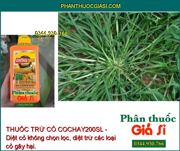 THUỐC TRỪ CỎ COCHAY200SL - Diệt cỏ không chọn lọc, diệt trừ các loại cỏ gây hại.