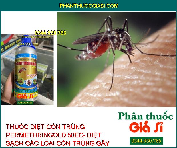 THUỐC DIỆT CÔN TRÙNG PERMETHRINGOLD 50EC- DIỆT SẠCH CÁC LOẠI CÔN TRÙNG GÂY HẠI