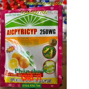 AICPYRICYP 250WG - Đặc Bọ Trĩ - Sâu Vẽ Bùa - Rầy Nâu - Rệp Sáp - Ruồi Vàng