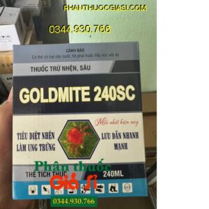 GOLDMITE 240SC - Đặc Trị Nhện Đỏ - Nhện Cam - Sâu Cuốn Lá - Bọ Trĩ