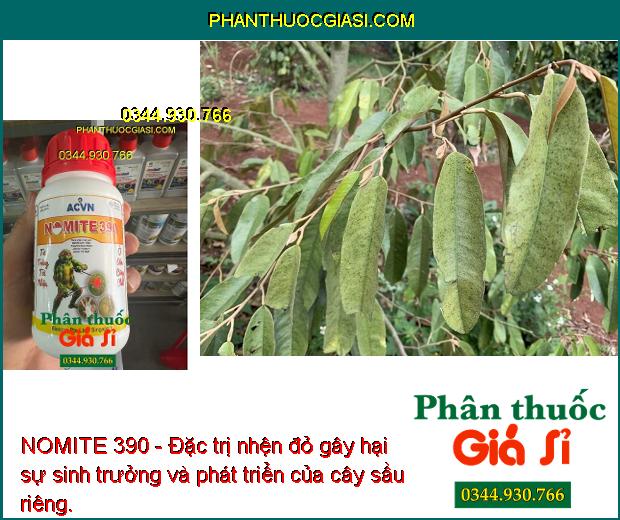 NOMITE 390 - Đặc trị côn trùng gây hại, giúp cây trồng sinh trưởng tốt, năng suất cao.