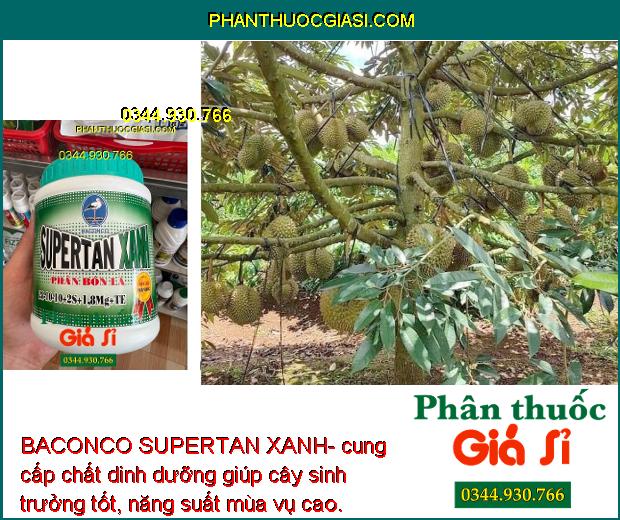 BACONCO SUPERTAN XANH- Bổ Sung Chất Dinh Dưỡng - Phát Triển Thân - Lá- Đâm Tược Nhanh