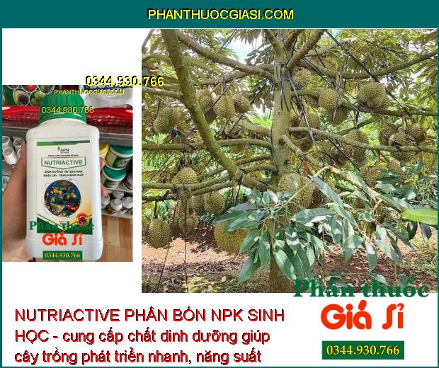 NUTRIACTIVE PHÂN BÓN NPK SINH HỌC - Tăng Đề Kháng - Khỏe Cây - Tăng Năng Suất