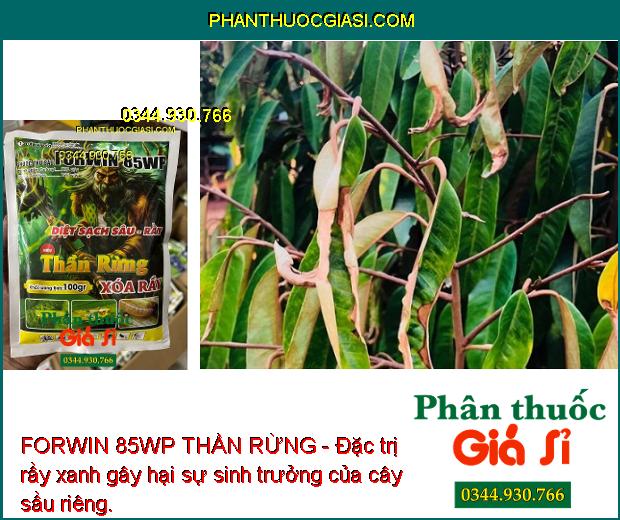 FORWIN 85WP THẦN RỪNG - Đặc Trị Sâu Đục Thân - Rầy Nâu - Rầy Xanh