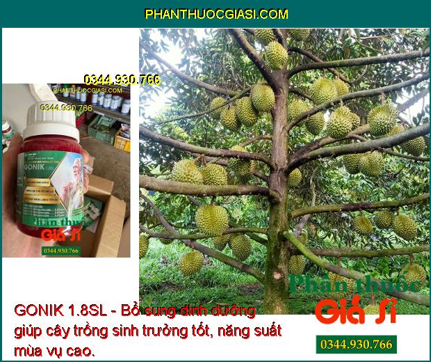 GONIK 1.8SL - Cân Bằng Dinh Dưỡng - Kích Hạt Nảy Mầm - Đâm Chồi Non