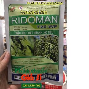 RIDOMAN 720WP – Đặc Trị Bệnh Chết Nhanh Hồ Tiêu - Sương Mai - Mốc Sương - Thán Thư