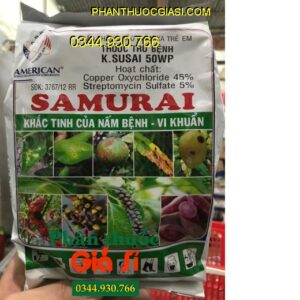 SAMURAI – Phòng Trị Bệnh do Vi Khuẩn - Nấm Gây Ra