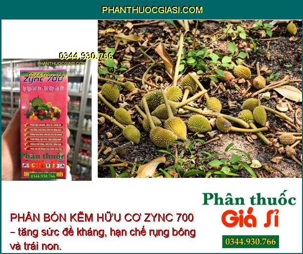 PHÂN BÓN KẼM HỮU CƠ ZYNC 700 – Phát Đọt Nhanh - Xanh Lá - Chống Rụng Bông - Thối Bông - Tăng Đề Kháng