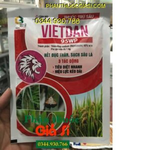 THUỐC TRỪ SÂU VIETDAN 95WP – Đặc Trị Sâu Cuốn Lá - Sâu Đục Thân - Nhện Đỏ