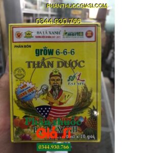 GROW 6-6-6 THẦN DƯỢC – Kích Thích Sinh Trưởng - Tăng Năng Suất