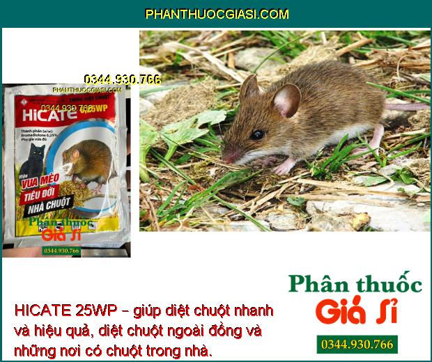 HICATE 25WP – Thuốc Diệt Chuột Cực Mạnh