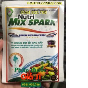 PHÂN BÓN LÁ TRUNG VI LƯỢNG NUTRI MIX SPARK – Tăng Đề Kháng - Lá Xanh Dày - Hoa Khỏe - Trái Lớn