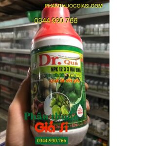 DR. QUẢ NPK 12-3-3 – Trái Lớn Nhanh - Nặng Kí - Tăng Phẩm Chất Trái